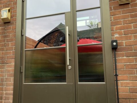Crittall Style Steel Door Installation 3