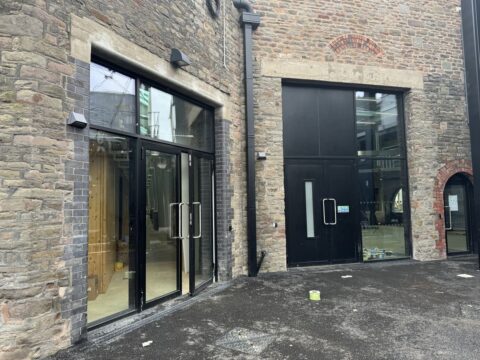 Steel Glazed Partition Installation 1