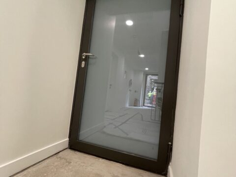 Steel Glazed Partition Installation 2