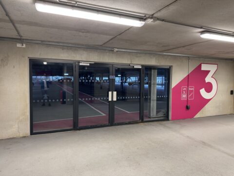 Steel Glazed Partition Installation 4